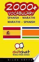 Descargar el libro libro 2000+ Spanish Marathi Marathi Spanish Vocabulary libro 2000+ Spanish Marathi Marathi Spanish Vocabulary