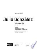 libro Julio González