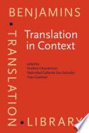 libro Translation In Context