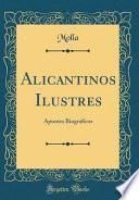 libro Alicantinos Ilustres