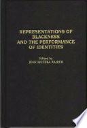 libro Representations Of Blackness And The Performance Of Identities