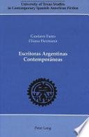 libro Escritoras Argentinas Contemporáneas
