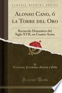 libro Alonso Cano, ó La Torre Del Oro