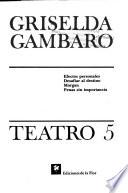 Descargar el libro libro Teatro libro Teatro