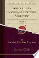 libro Anales De La Sociedad Científica Argentina, Vol. 251