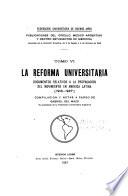 libro La Reforma Universitaria