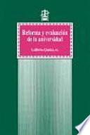 libro Reforma Y Evaluación De La Universidad