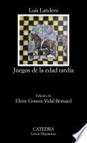 libro Juegos De La Edad Tardía