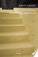 libro Comunidad, Inmunidad Y Biopolítica