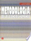 libro Metodología De Las Ciencias Humanas