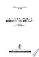 libro Crisis De Empresa Y Derecho Del Trabajo
