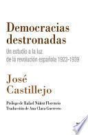 libro Democracias Destronadas