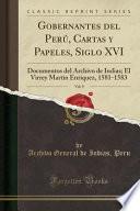 libro Gobernantes Del Perú, Cartas Y Papeles, Siglo Xvi, Vol. 9