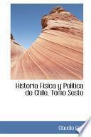 libro Historia Fisica Y Politica De Chile, Tomo Sesto