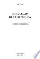 libro La Soledad De La República