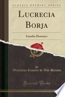 libro Lucrecia Borja
