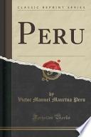 libro Peru (classic Reprint)