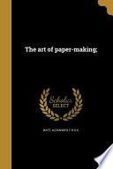 libro Spa The Art Of Paper Making