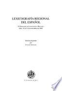 libro Lexicografía Regional Del Español