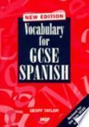 libro Vocabulary For Gcse Spanish