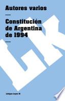 libro Constitución De Argentina De 1994