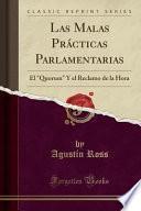 libro Las Malas Prácticas Parlamentarias