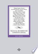 Descargar el libro libro Manual De Derecho Constitucional libro Manual De Derecho Constitucional