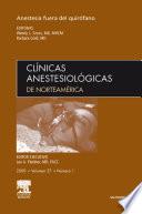 libro Clínicas Anestesiológicas De Norteamérica Vol. 27 1