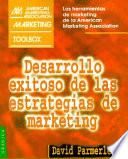libro Desarrollo Exitoso De Las Estrategias De Marketing