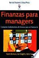 libro Finanzas Para Managers