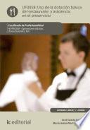 libro Uso De La Dotación Básica Del Restaurante Y Asistencia En El Preservicio. Hotr0208