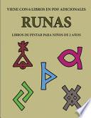 libro Libros De Pintar Para Niños De 2 Años (runas)