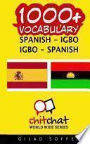 libro 1000+ Spanish   Igbo Igbo   Spanish Vocabulary