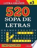 libro 520 Sopa De Letras #3 (10400 Palabras) - Letra Grande