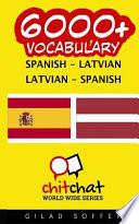 libro 6000+ Spanish   Latvian Latvian   Spanish Vocabulary