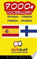 libro 7000+ Spanish Finnish Finnish Spanish Vocabulary