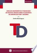 libro Análisis Matemático Financiero De Nuevas Operaciones Aleatorias De Amortización Y Ahorro