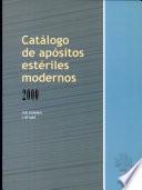 libro Catálogo De Apósitos Estériles Modernos 2000