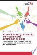 libro Comunicación Y Desarrollo En Los Planes De Promoción De Salud