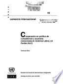libro Cooperación En Política De Competencia Y Acuerdos Comerciales En América Latina Y El Caribe (alc)