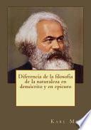 libro Diferencia De La Filosofa De La Naturaleza En Demcrito Y En Epicuro