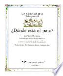 libro Dónde Está El Pato?