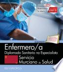 libro Enfermero/a. Servicio Murciano De Salud. Diplomado Sanitario No Especialista. Test Específico