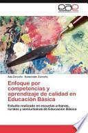 libro Enfoque Por Competencias Y Aprendizaje De Calidad En Educación Básica