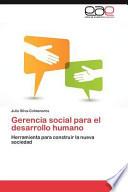 libro Gerencia Social Para El Desarrollo Humano