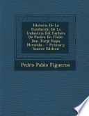 libro Historia De La Fundacion De La Industria Del Carbon De Piedra En Chile