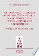 libro Historiografía Y Líneas De Investigación En Historia De Las Universidades