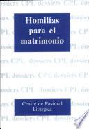 libro Homilías Para El Matrimonio