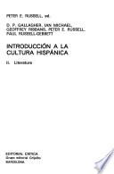 libro Introducción A La Cultura Hispánica