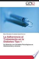 libro La Adherencia Al Tratamiento En La Diabetes Tipo 1